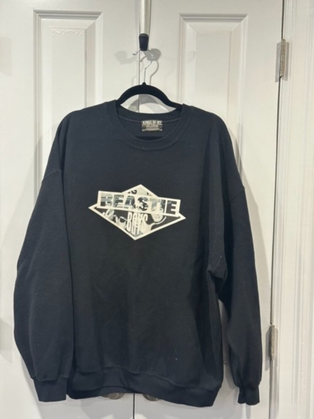 Kings of NY Beastie Boys Sweatshirt XXL Black Hip Hop NYC Crewneck